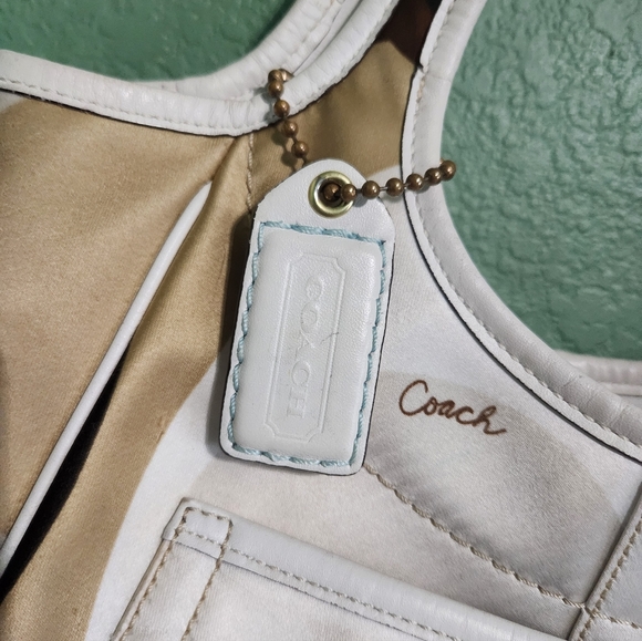 Coach Ergo Multi Color Signature Scarf Print Medium Hobo Shoulder Bag - Picture 5 of 12